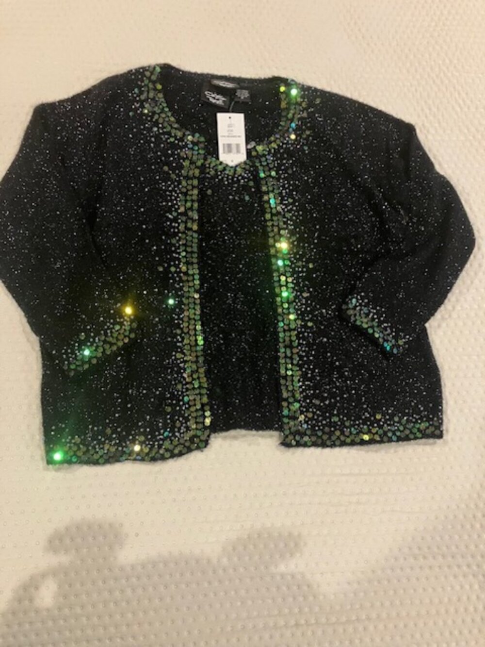 Sequined Sweater Set.